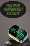 KESGİN MARKET ® Kablosuz Bluetooth Kulaklık Çift Telefon Destekli Powerbankli Dijital Göstergeli