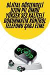 KESGİN MARKET ® Kablosuz Bluetooth Kulaklık Çift Telefon Destekli Powerbankli Dijital Göstergeli