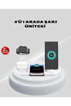 KESGİN MARKET ® Kablosuz Şarj İstasyonu 4’ü 1 Arada iPhone Watch ve AirPods Uyumlu