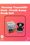 KESGİN MARKET ® Kolay Ayarlanabilir Alevli ve Güvenli Metal Kamp Ocağı