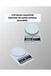 KESGİN MARKET ® LCD Ekranlı Kompakt Dijital Terazi – Gram ve Ons Ölçüm