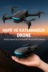 KESGİN MARKET ® Wifi FPV Canlı Görüntü Aktarımlı Katlanabilir Drone