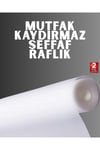 Kesilebilir şeffaf raflık çekmece kaplaması mutfak için