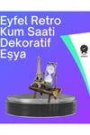Klasik Tasarımlı Ahşap Kum Saati – Ev ve Ofis İçin Masaüstü Aksesuarı