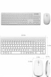 Klavye Mouse Seti Sessiz Kablosuz Türkçe TV PC Uyumlu