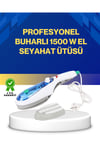 Kompakt Buharlı Ütü 1500W | Tüm Yüzeyler İçin Pratik ve Etkili