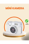 Kompakt Mini Kamera Retro Tasarım 128GB Hafıza 1080P Video