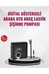 Kompakt Tasarımlı LED Işıklı Taşınabilir Hava Kompresörü