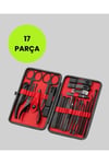 Kompakt ve Şık Tasarımlı 17 Parça Bakım Seti
