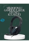 Konforlu Kulak Yastıklı Stereo Gaming Kulaklık – Net İletişim Performansı