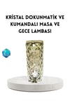 Kristal RGB LED Masa Lambası – Renkli Kumandalı Işık, Dekoratif ve Enerji Tasarruflu