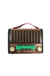 KTF-1428 Nostaljik Solar Enerjili Bluetooth Speaker – Radyo, SD/USB MP3 Çalar, Güçlü Taşınab