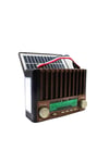 KTF-1428 Taşınabilir Güneş Enerjili Bluetooth Radyo Hoparlör – Şarjlı, Radyo, MP3, AUX Girişli