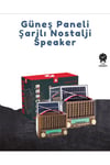 KTF-1428 Taşınabilir Güneş Enerjili Bluetooth Radyo Hoparlör – Şarjlı, Radyo, MP3, AUX Giri
