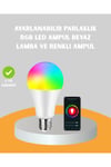 Kumanda Destekli Çok Renkli Akıllı LED Ampul