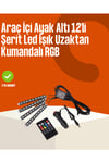 Kumandalı Araç LED Şerit Işıklar
