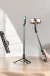 Kumandalı Tripod Telefon Tutucu Selfie Çubuğu 360 Derece Dönebilen