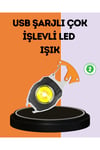 LED Işıklı Acil Durum Düdüklü Anahtarlık Fener