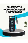 LED Işıklı Kablosuz Hoparlör – Bluetooth, FM Radyolu, Taşınabilir Şarjlı