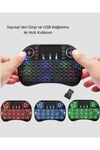 LED Işıklı Q Klavye – Touchpad, Numerik Tuş Takımı ve Multimedya Kısayolları