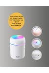 LED Işıklı Sessiz Masaüstü Nemlendirici – 3 Buhar Modu