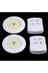Led Lamba 3'lü Uzaktan Kumandalı Yapışkanlı Beyaz Işık