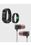 M6 Akıllı Bileklik ve Bluetooth Spor Kulaklık 2’li Set