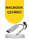 Macbook Pro/air Uyumlu USB Type-C 8 In 1 Hub Dönüştürücü Çevirici Çoklayıcı USB Hdmı Micr