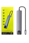 Macbook Pro/air Uyumlu USB Type-C 8 In 1 Hub Dönüştürücü Çevirici Çoklayıcı USB Hdmı Micr
