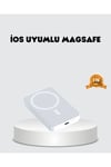 MagSafe Uyumlu Kablosuz Batarya – 27W Hızlı Şarj Destekli Kompakt Güç Bankası