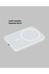 MagSafe Uyumlu Kablosuz Powerbank – Güçlü Mıknatıs, Hızlı Şarj, Kompakt Tasarım