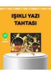 Masaüstü ve Duvara Monte Edilebilir LED Işıklı Yazı Panosu
