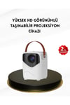 Mini Akıllı Projektör – 1080P Full HD, 64GB Depolama, 2GB RAM, Uzaktan Kumanda Destekli