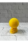 Mini FIFA Futbol Topu Biblo Sarı Renk 10cm Spor Temalı Dekor