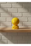Mini FIFA Futbol Topu Biblo Sarı Renk 10cm Spor Temalı Dekor