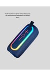 Mini Mavi Bluetooth Hoparlör Şık Görünüm ve Taşınabilir Güçlü Ses