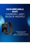 Mini Series 10 Akıllı Saat | 3 Kordon + Bileklik Hediyeli, Tüm Telefonlarla Uyumlu