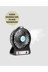 Mini USB Fan – Şarj Edilebilir, Işıklı, 3 Kademe, Taşınabilir Masaüstü Vantilatör