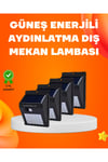 Montajlı Güneş Enerjili Duvar Tipi Aydınlatma – 8 Saat Çalışma Süresi
