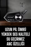 Motorcu Kulaklığı Kask Kulaklığı ANC Özelliği Sesli Görüşme Özelliği