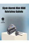Motosiklet ve Bisiklet İçin 6mm Pinli Alarmlı Disk Kilidi