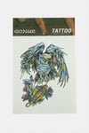MTXDPN Baykuş Tattoo (161918) Dövme Sticker-Mavi