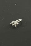 MTXDPN Çiçek Tragus Zirkon Taşlı Piercing 1 (154643) Adet-Gümüş Rengi