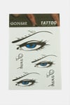 MTXDPN Göz Tattoo (161917) Dövme Sticker-Beyaz
