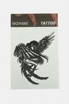MTXDPN Kanatlı Kadın Tattoo (161913) Dövme Sticker-Beyaz