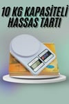 MTXDPN Mutfak Tartısı Dijital Göstergeli Hassas Tartı 10 (204137) Kg Kapasiteli