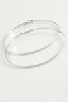 MTXDPN Noktalı Metal Halka Küpe 8-10 (163406) cm-8 cm