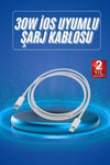 MTXDPN Type-C Ligtning 30W İOS Şarj Kablosu Hızlı (194553) Şarj Kablosu