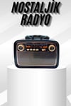 Müzik Kutusu Bluetooth Bağlantılı El Fenerli Nostaljik Tasarım Radyo