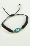 Nazar Oval Makrome İp Bileklik